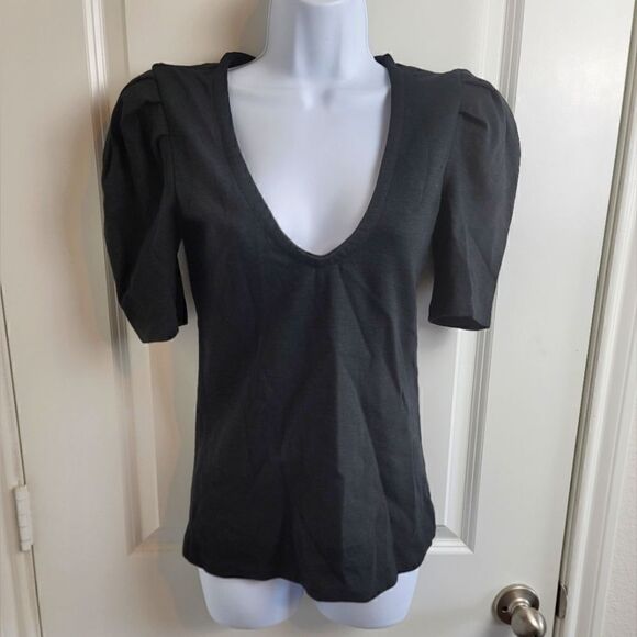 FREE PEOPLE Short Sleeve Top - Picture 1 of 8